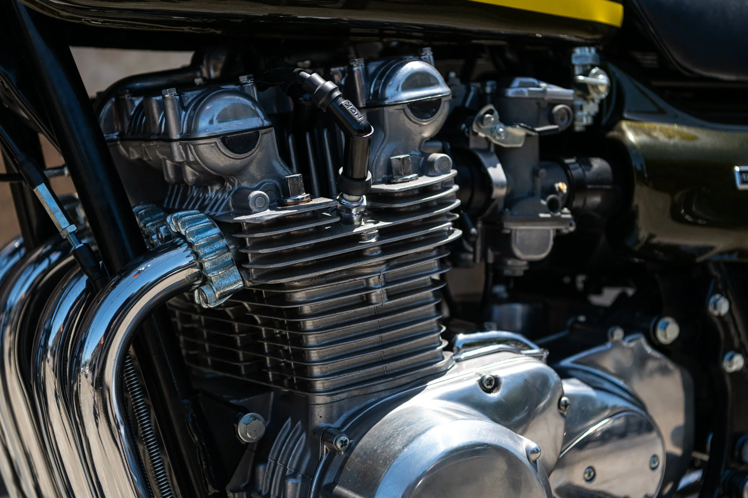 1974 Kawasaki Z1A 900 Giallo d286 — Bello Moto SF